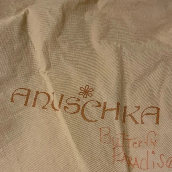 Anuschka Leather Handpainted Butterfly Shoulder Bag NWOT - Picture 8 of 12